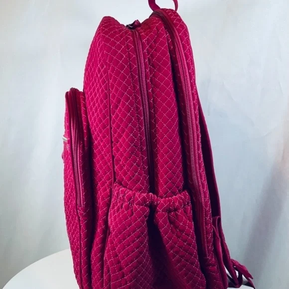 Vera Bradley Campus Backpack Valentines Day Raspberry - Picture 4 of 9